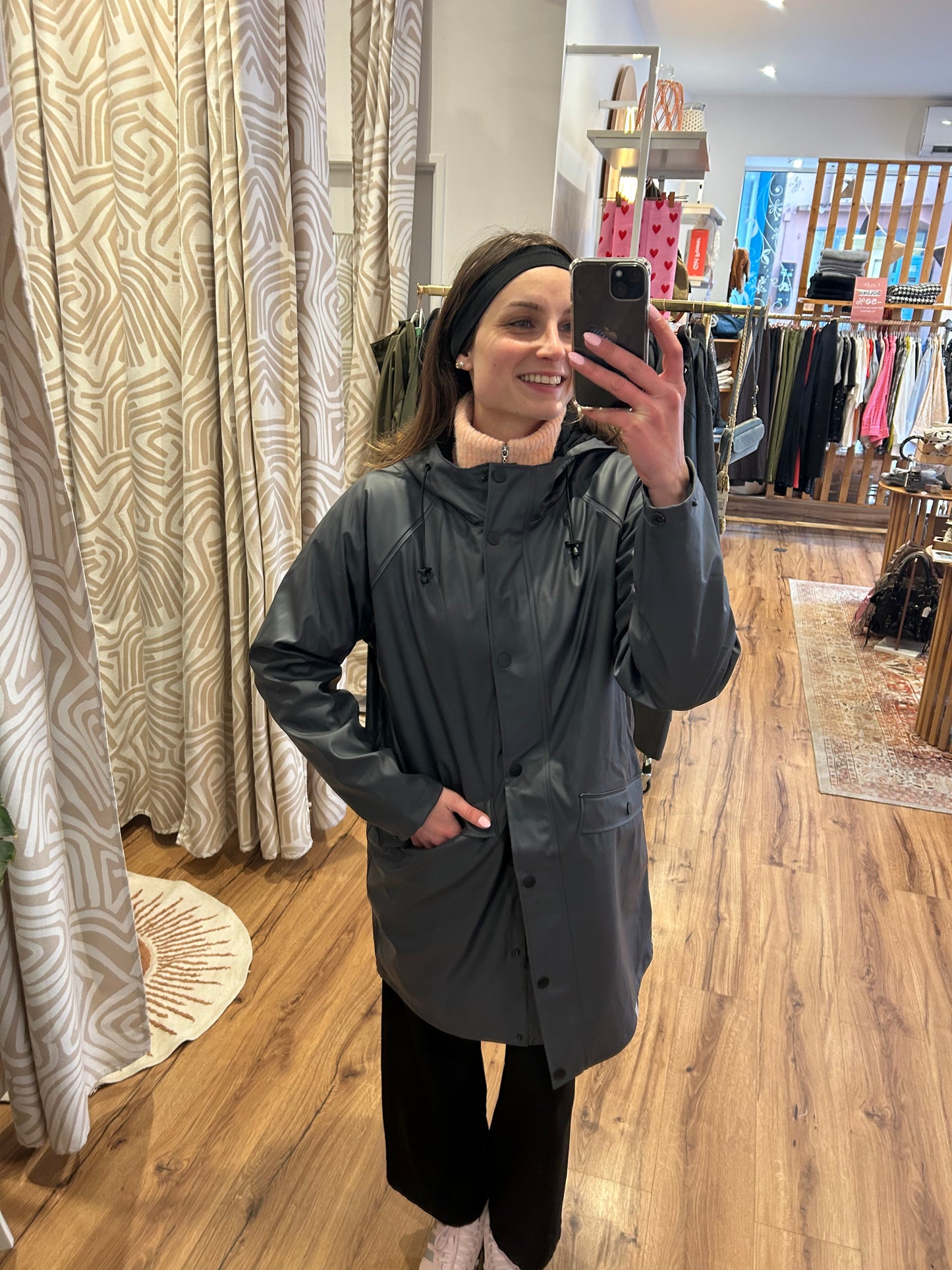Imperméable gris IHTAZO