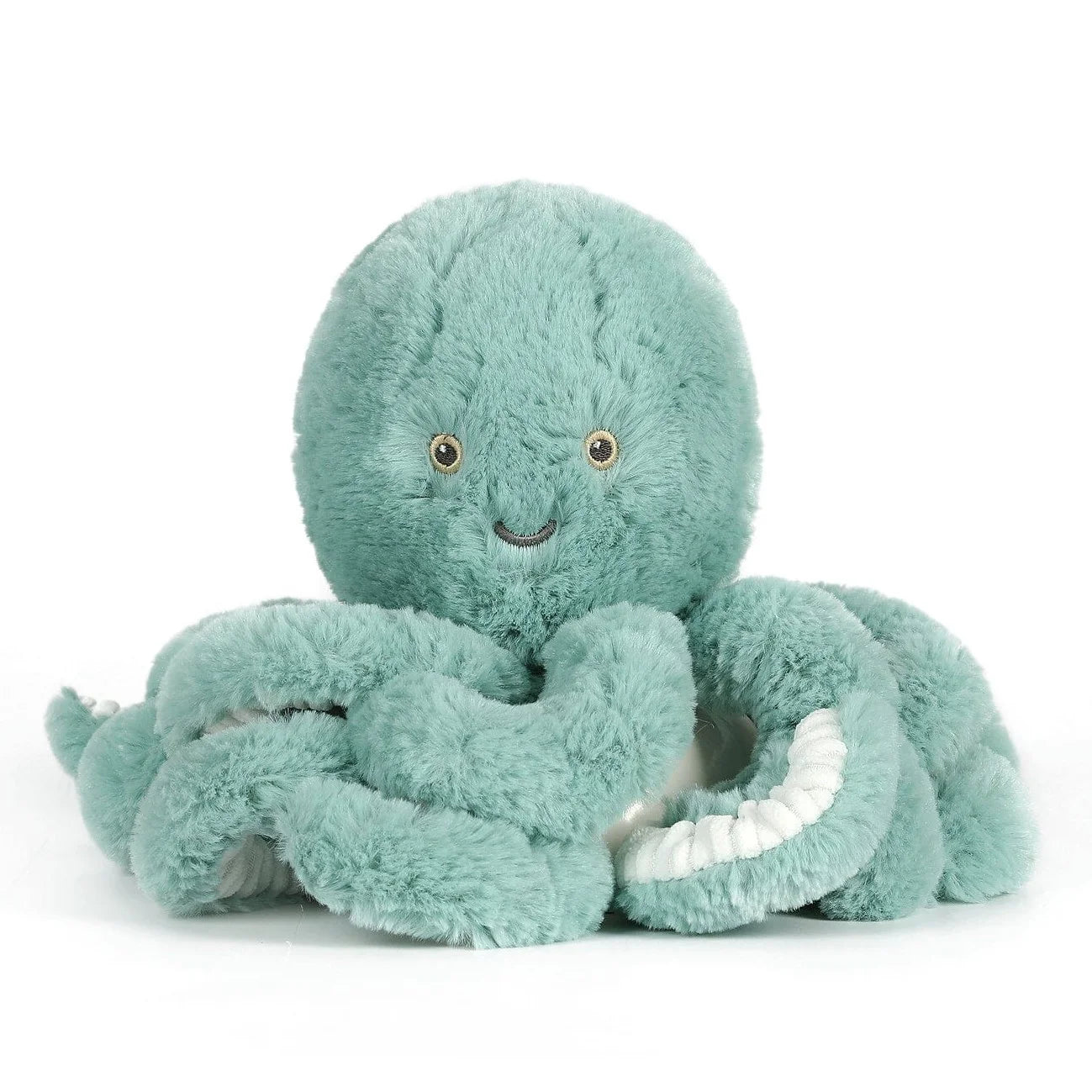 Peluche ultra douce poulpe Bleu céladon