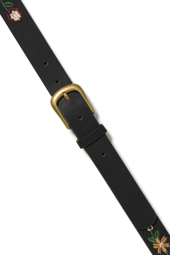 Ceinture Arinna Noir à fleurs