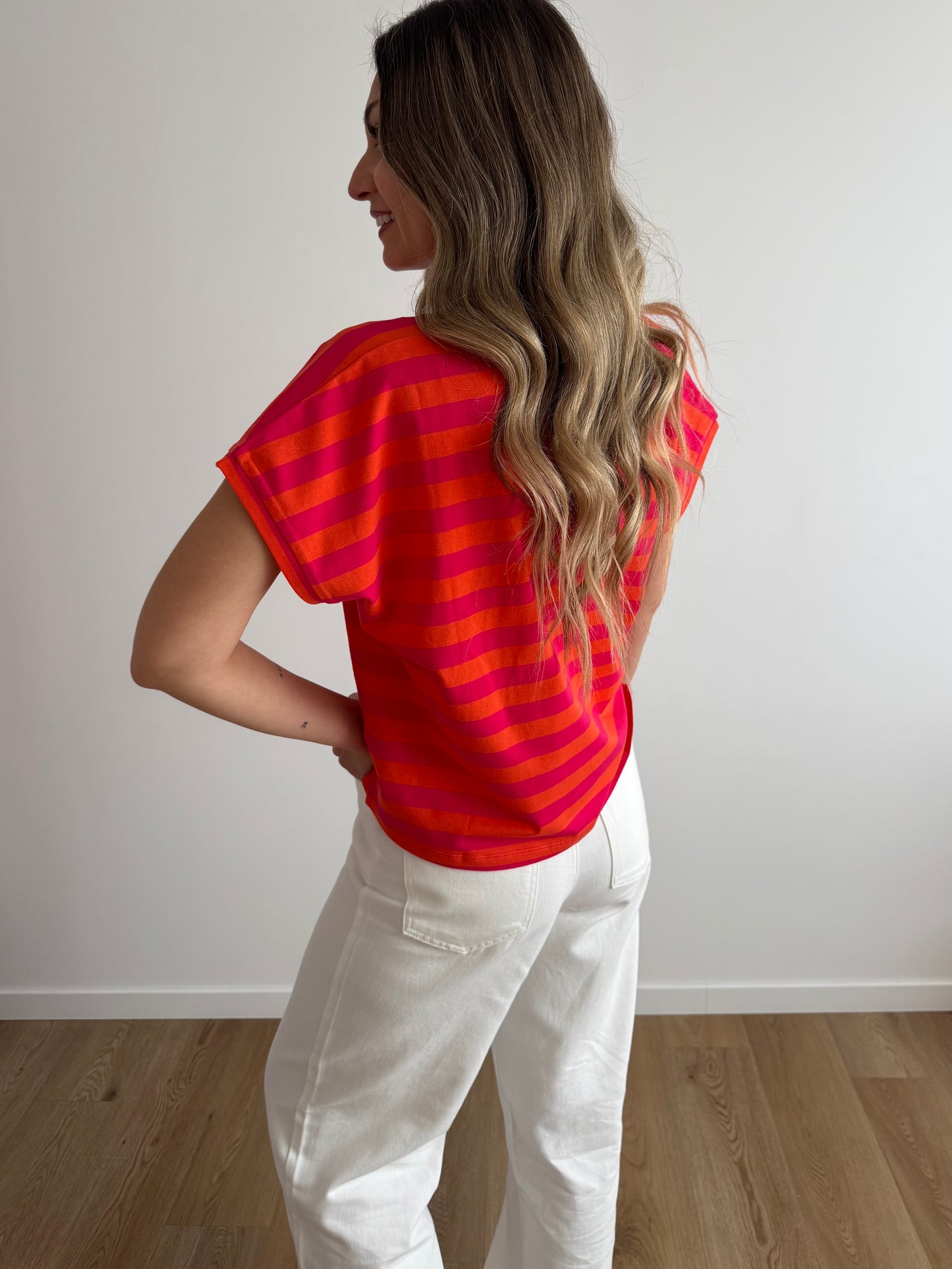 T-Shirt Juniper rayé