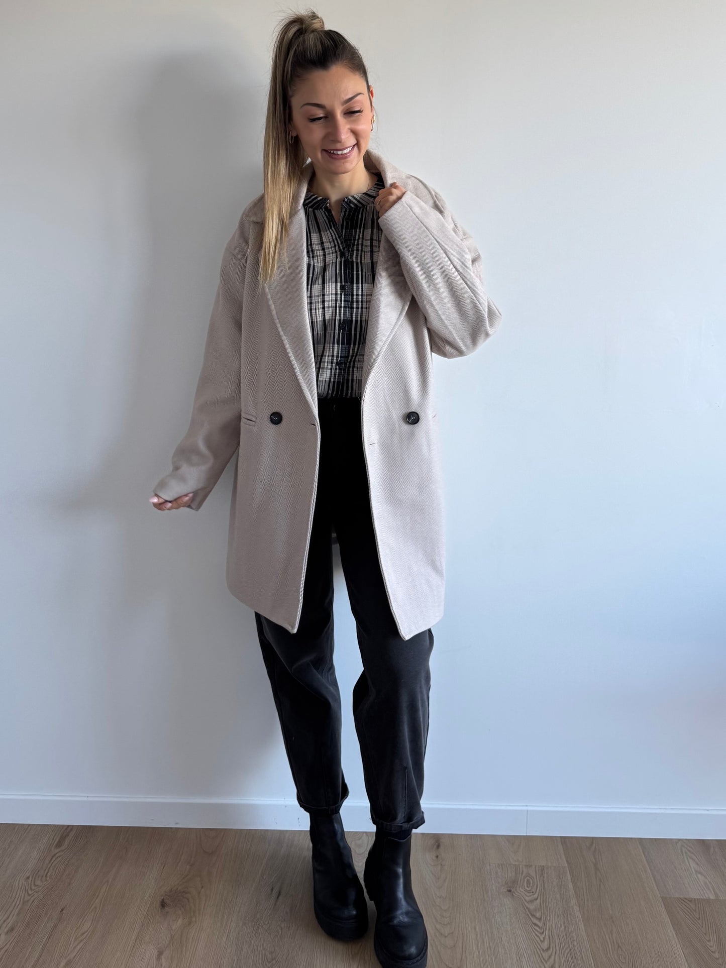 Manteau beige Coline