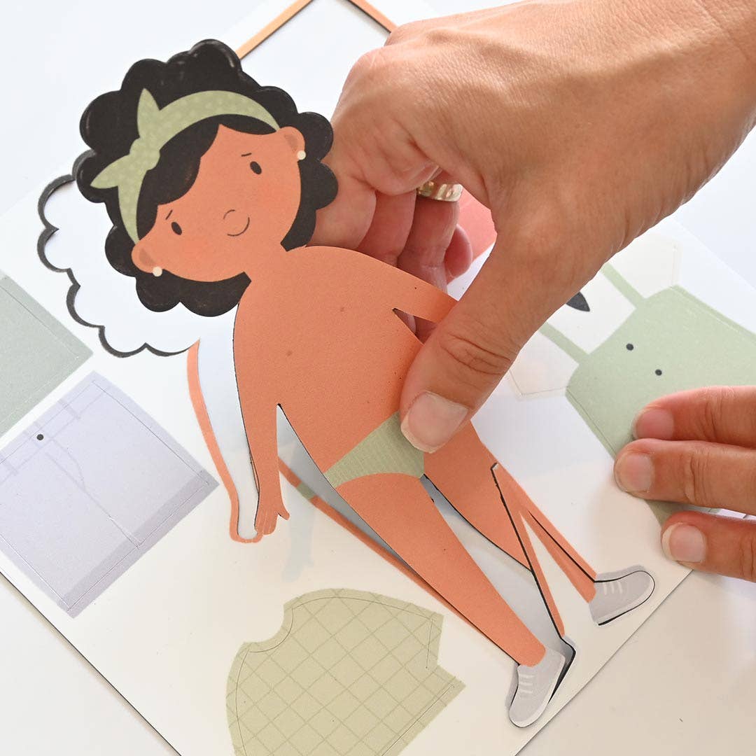 POUPEE MAGNETIQUE - SILHOUETTE A HABILLER – FILLE