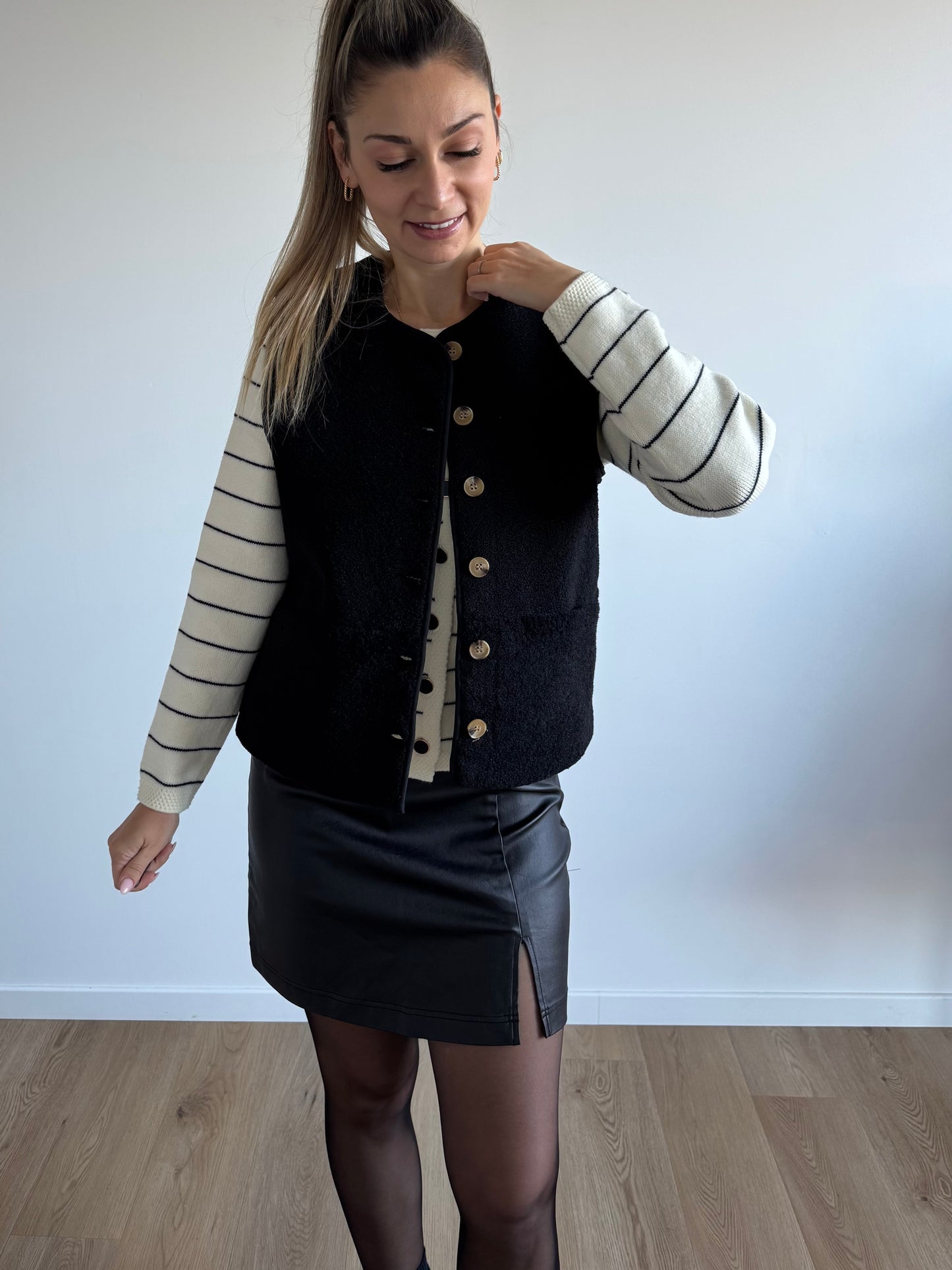 Veste sans manche VITA noire