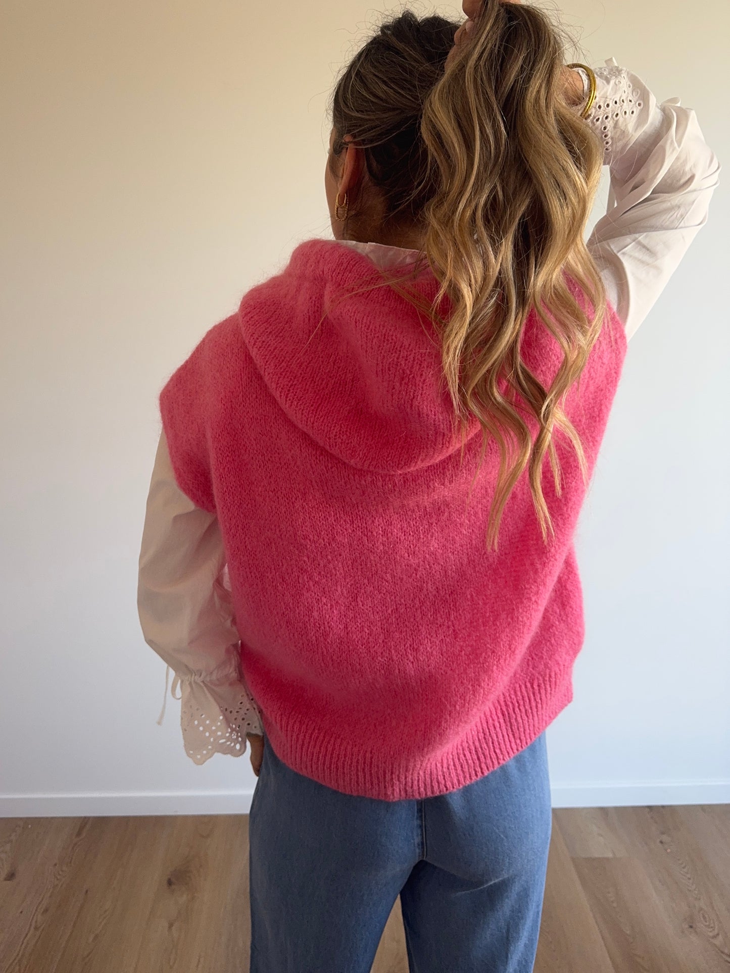 Sweat sans manches Capucine Rose