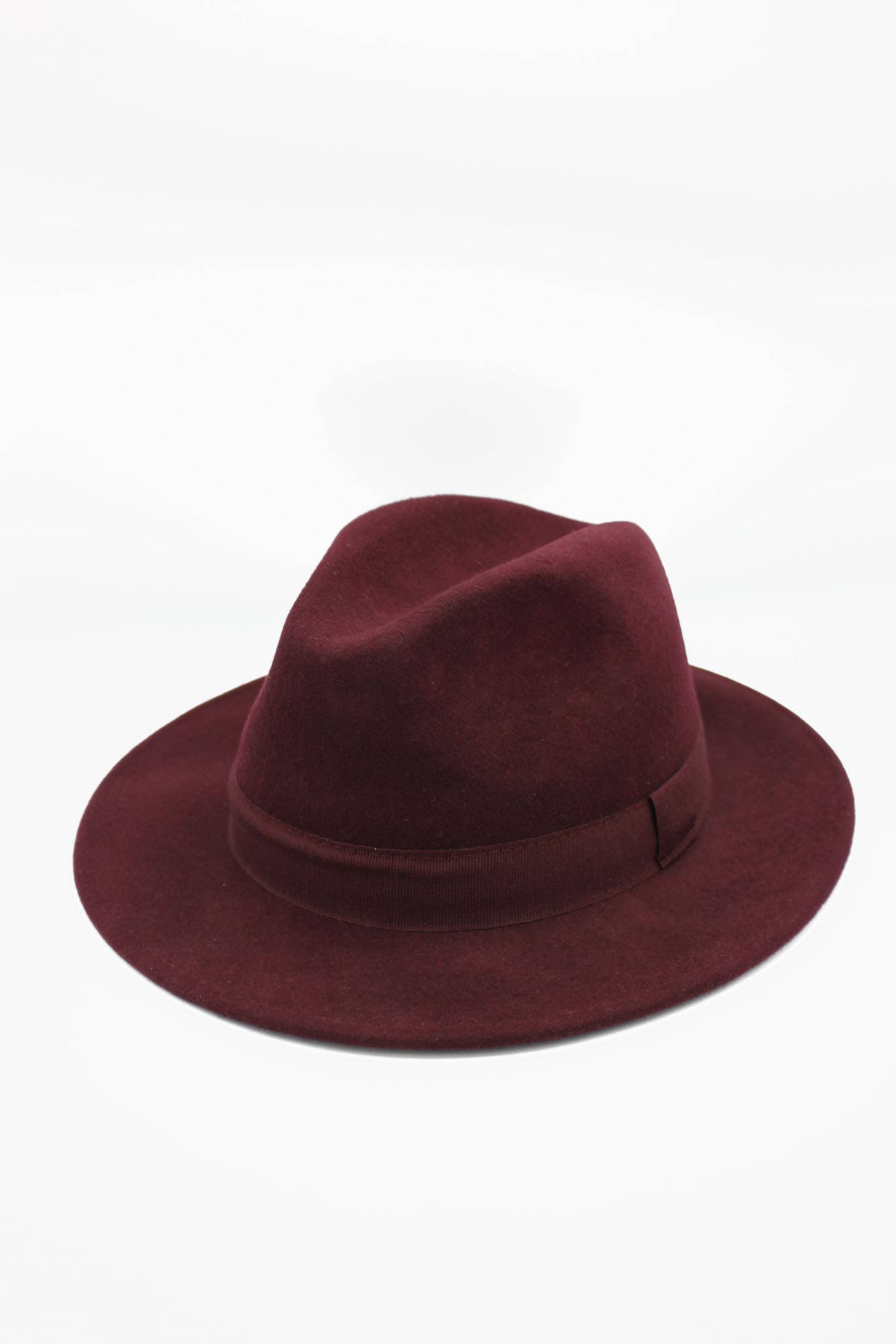 Chapeau Fedora en laine Waterproof : Bordeaux