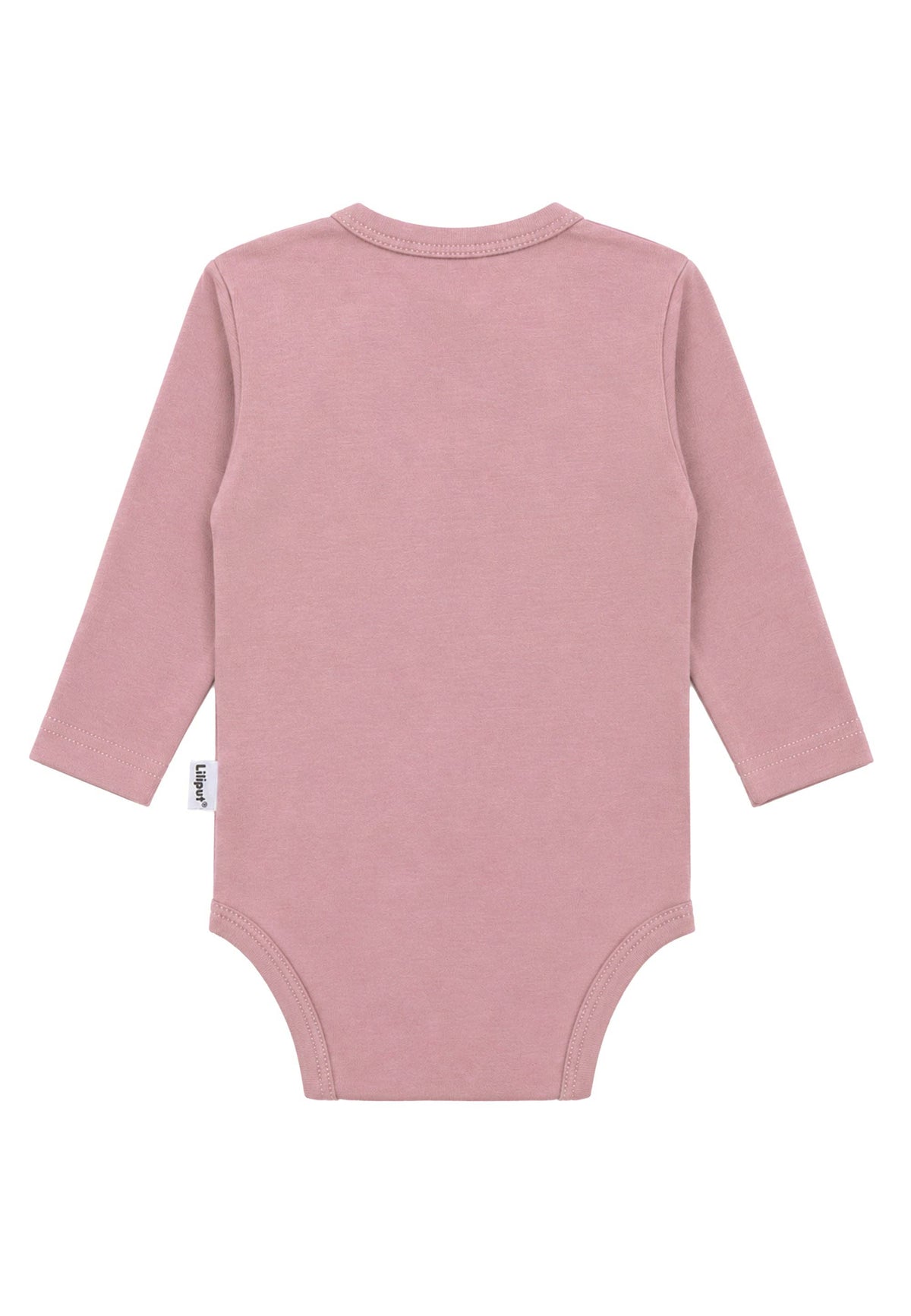 Body Liliput manches longues «Smiley cœur» bois de rose