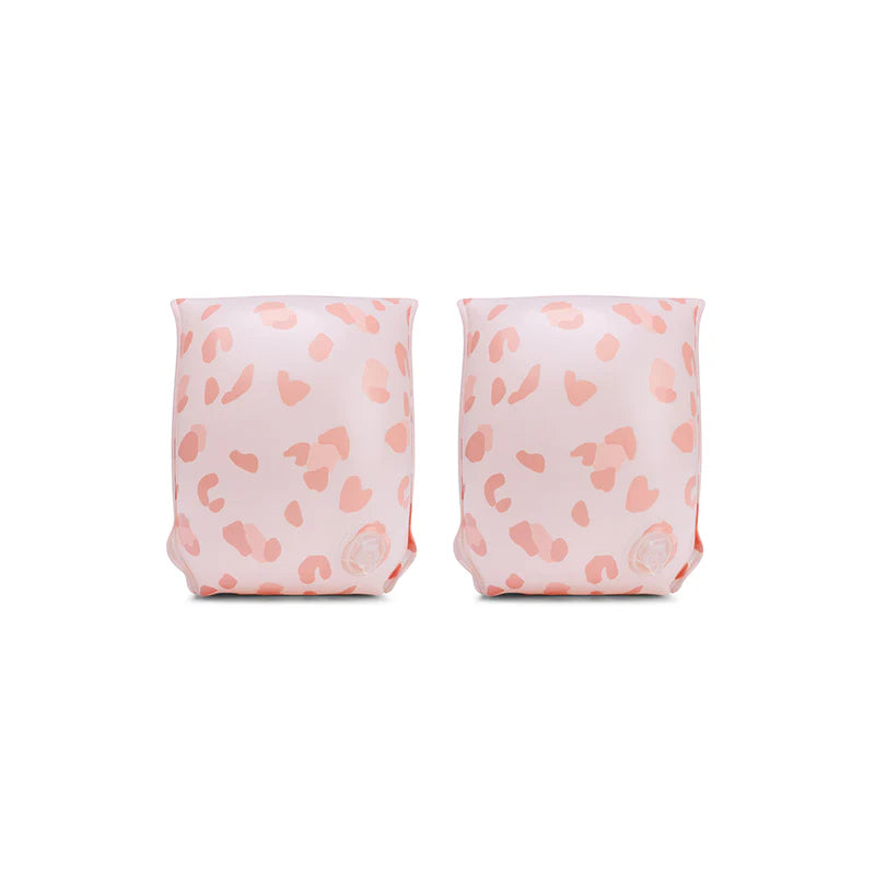 Brassard Léopard Vieux Rose