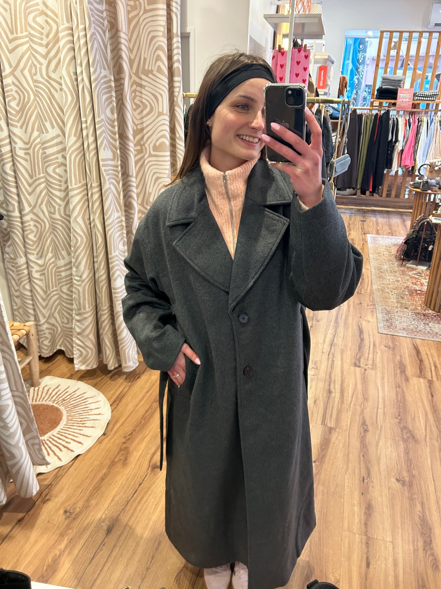 Manteau gris OBJAUBREY