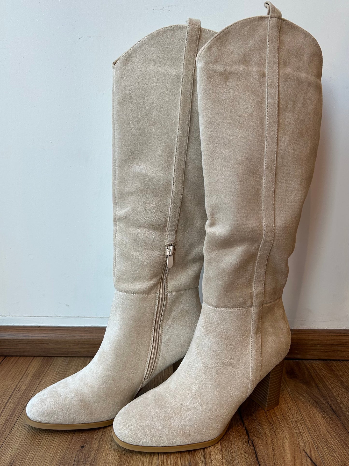 Bottes Western greige
