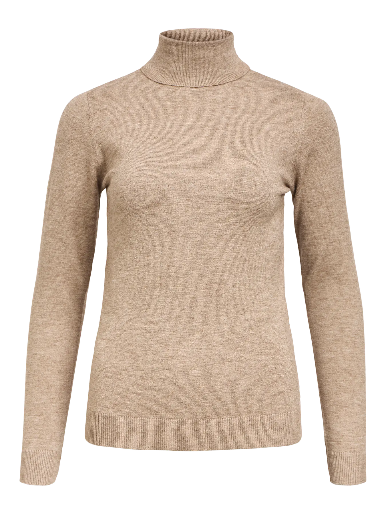 Pull col roulé Thess Taupe