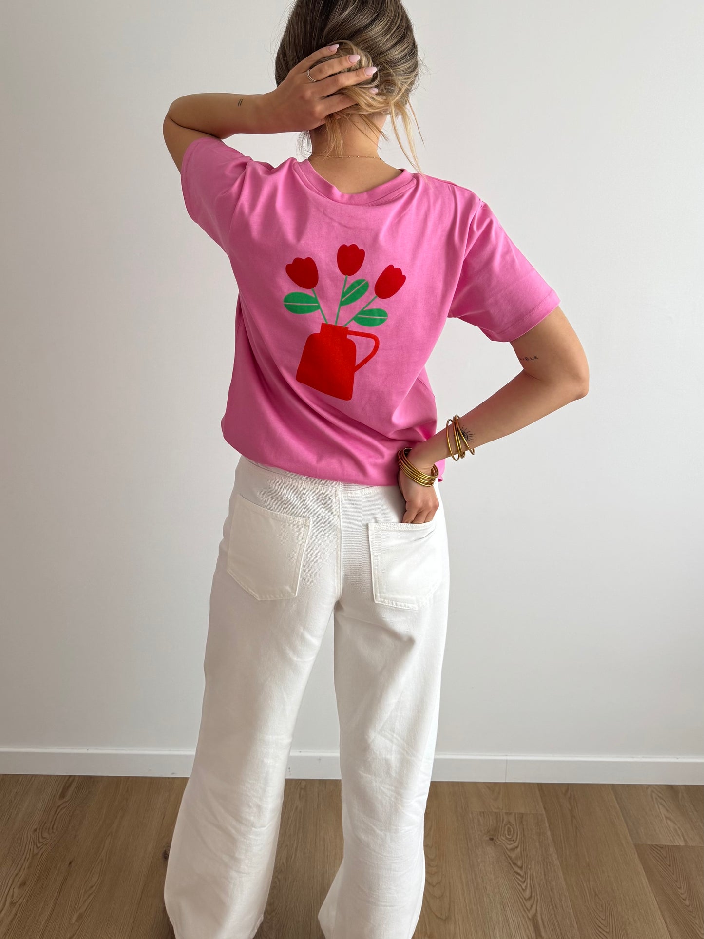 T-Shirt Labette Rose