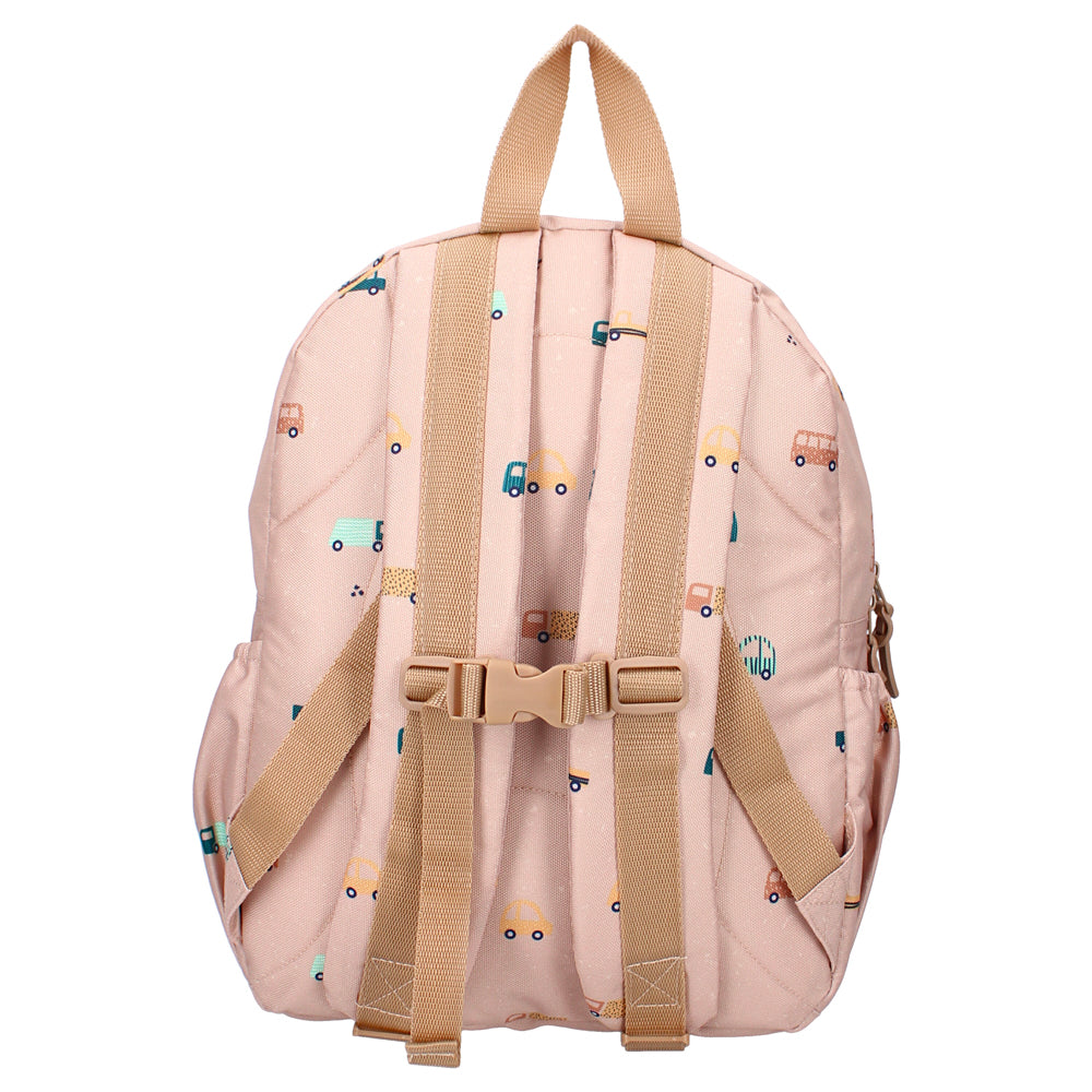 Sac à dos enfant voitures - Beige