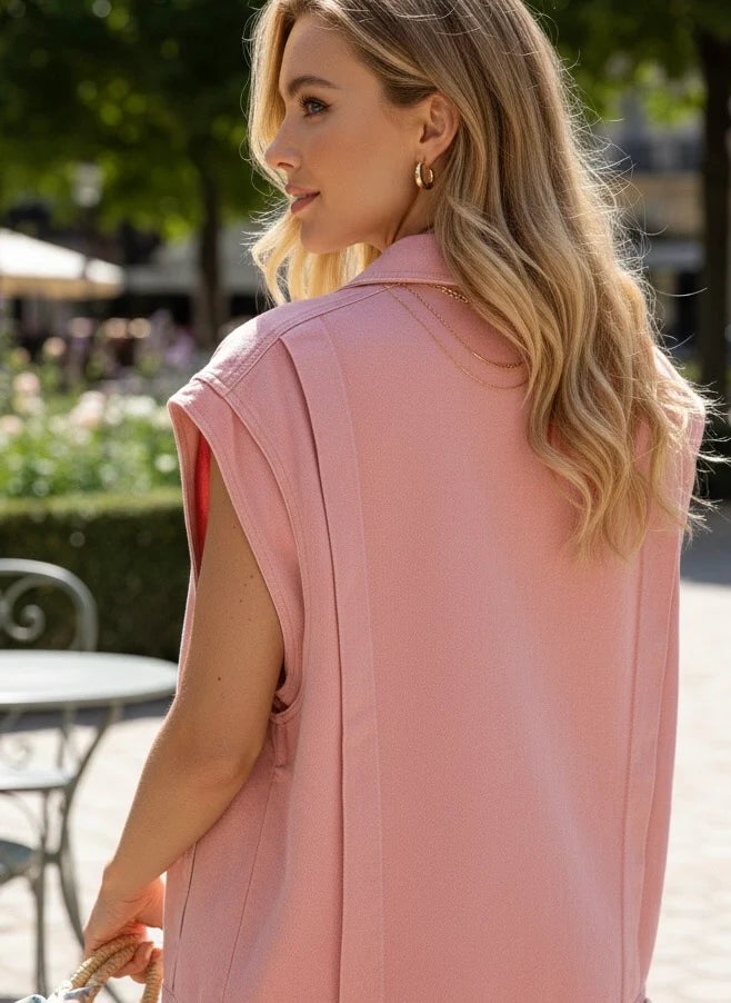 Gilet Shati Rose