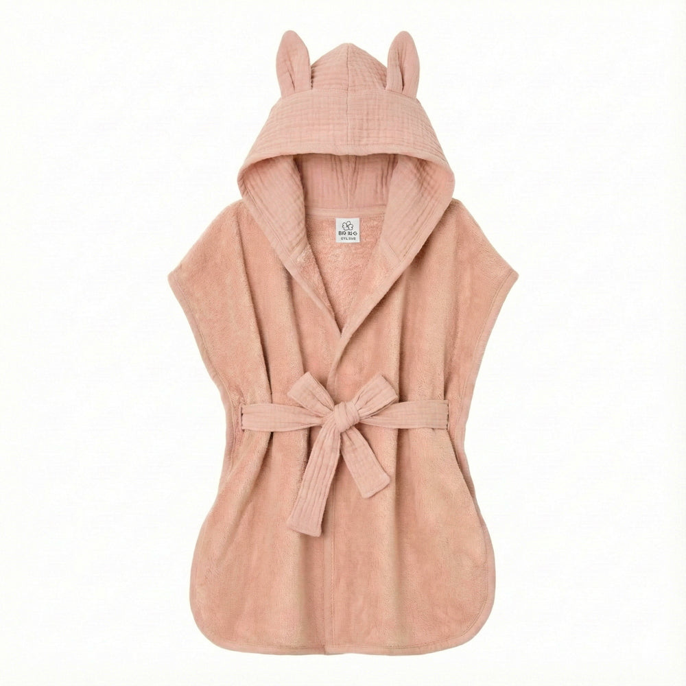 Peignoir lapin en bambou mocha
