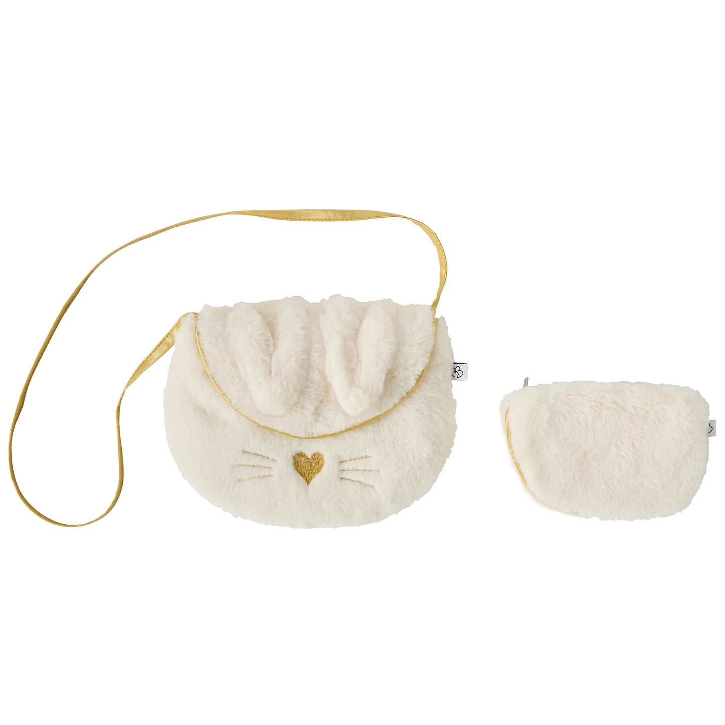 Sac + porte-monnaie lapin écru