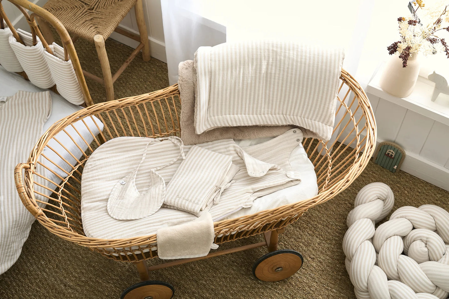 Gigoteuse rayée Galet