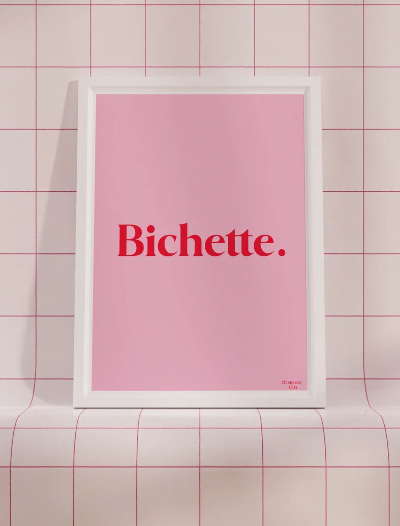 Bichette Rose et Rouge A3