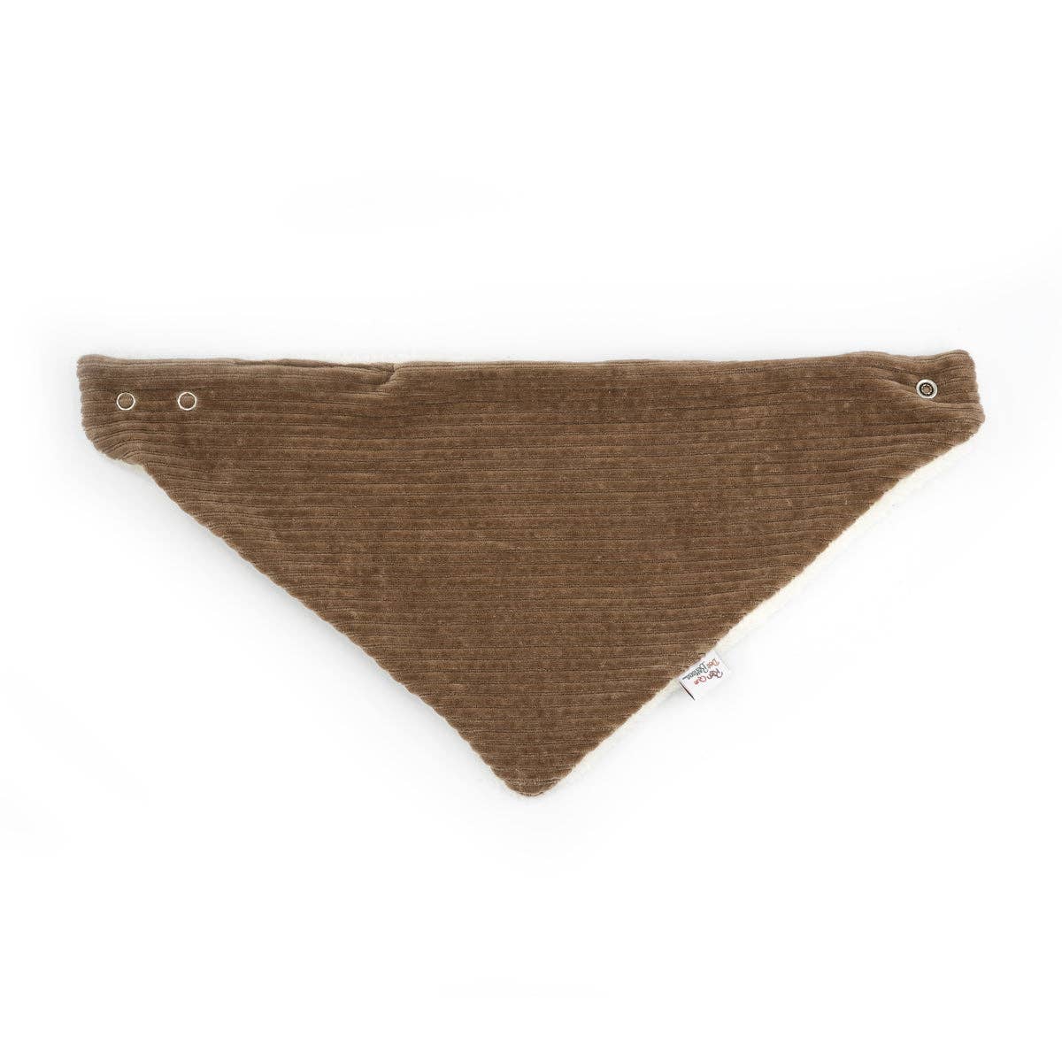 Cache-cou velours taupe