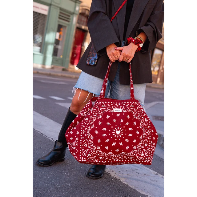 Cabas XXL Bandana Cherry