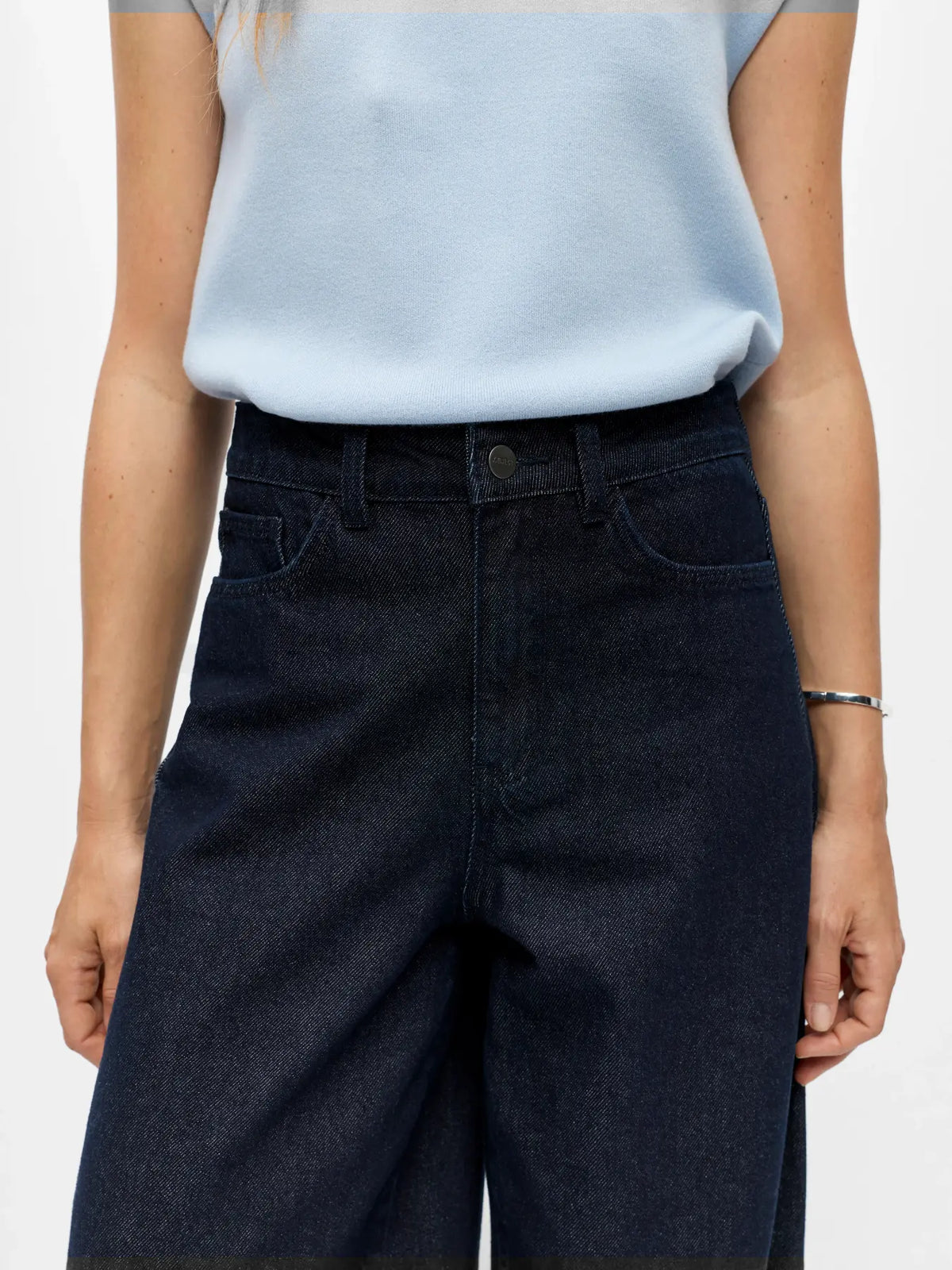 Pantalon Barrel Moji Dark denim