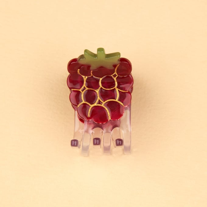 Mini pince à cheveux Framboise