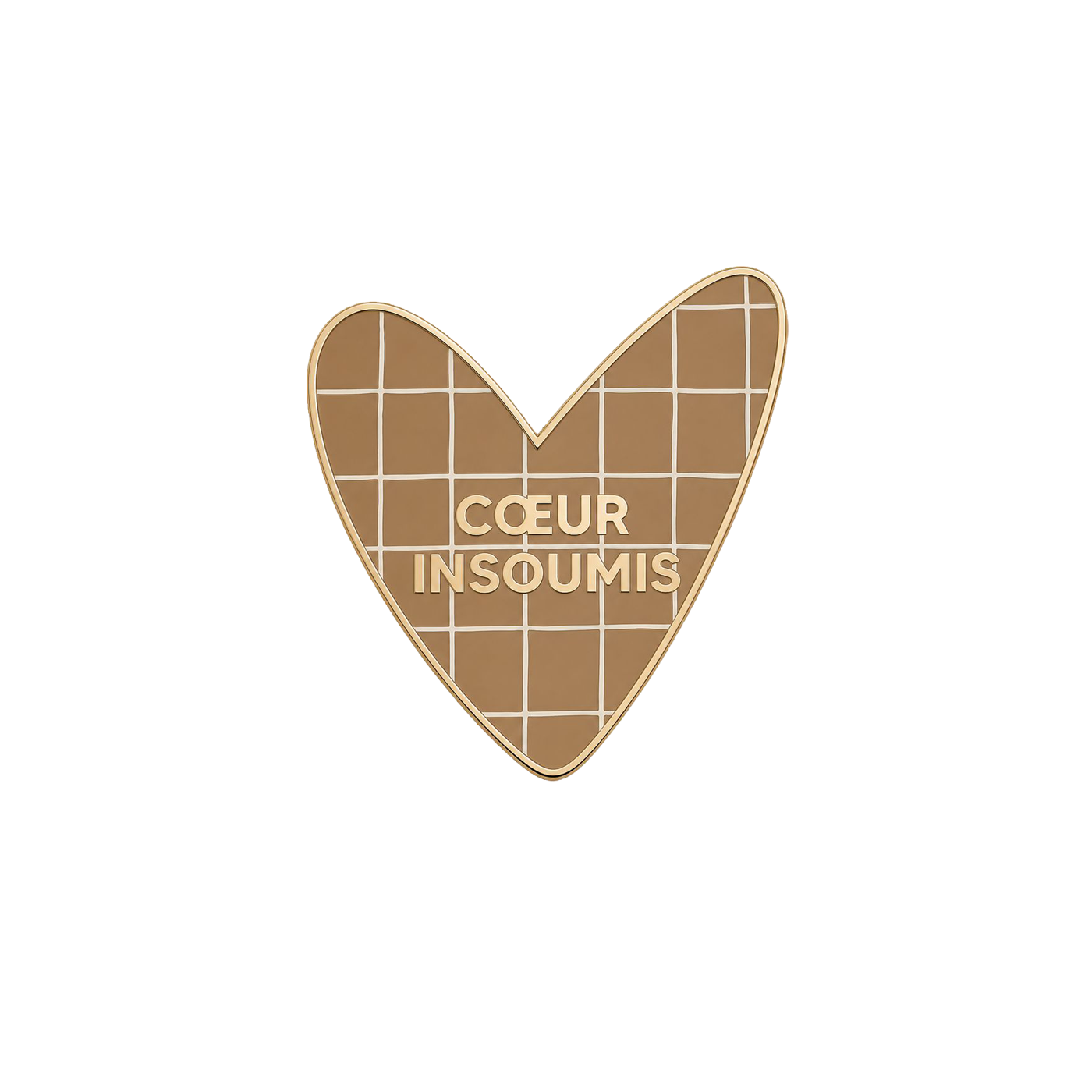 Pin’s cœur insoumis