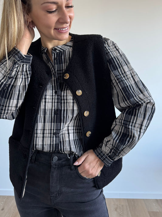 Veste sans manche VITA noire