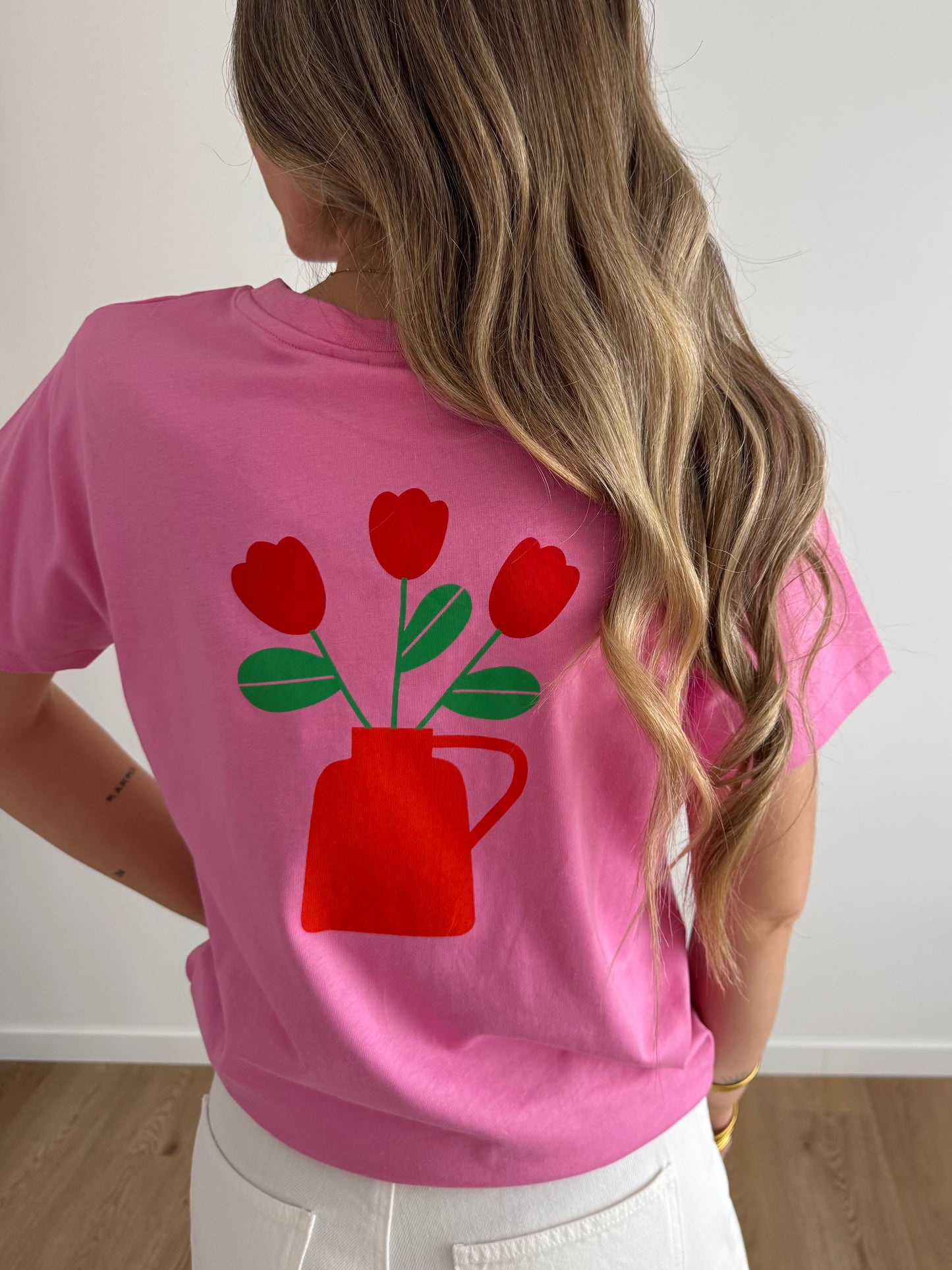 T-Shirt Labette Rose