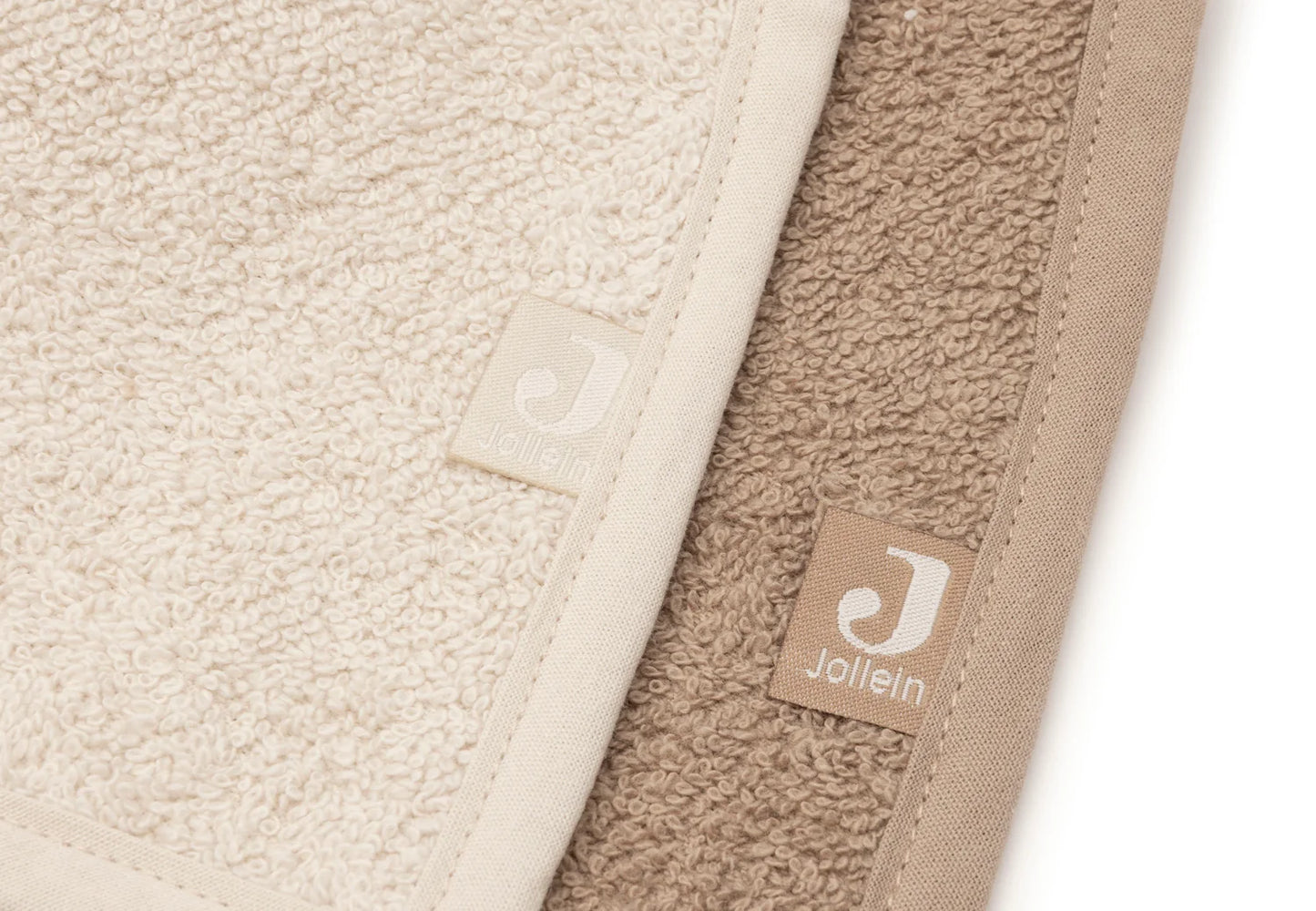 Lot de 2 bavoirs bandana éponge - Milky coffee