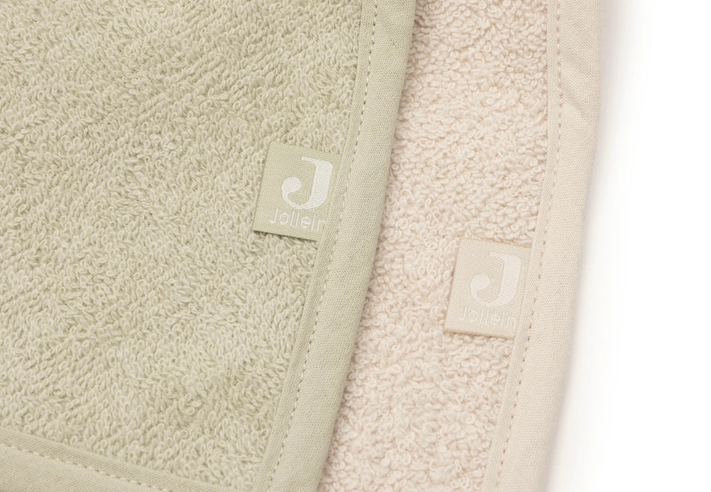 Lot de 2 bavoirs bandana éponge - Soft matcha