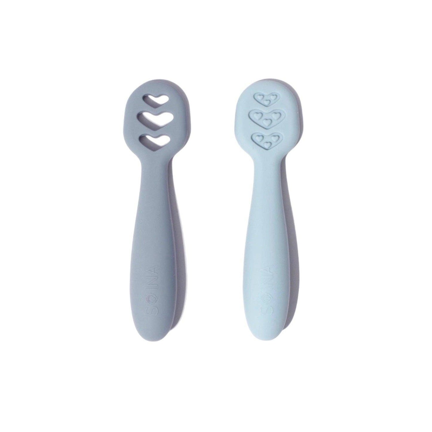 Lot de 2 pré-cuillères Bleues