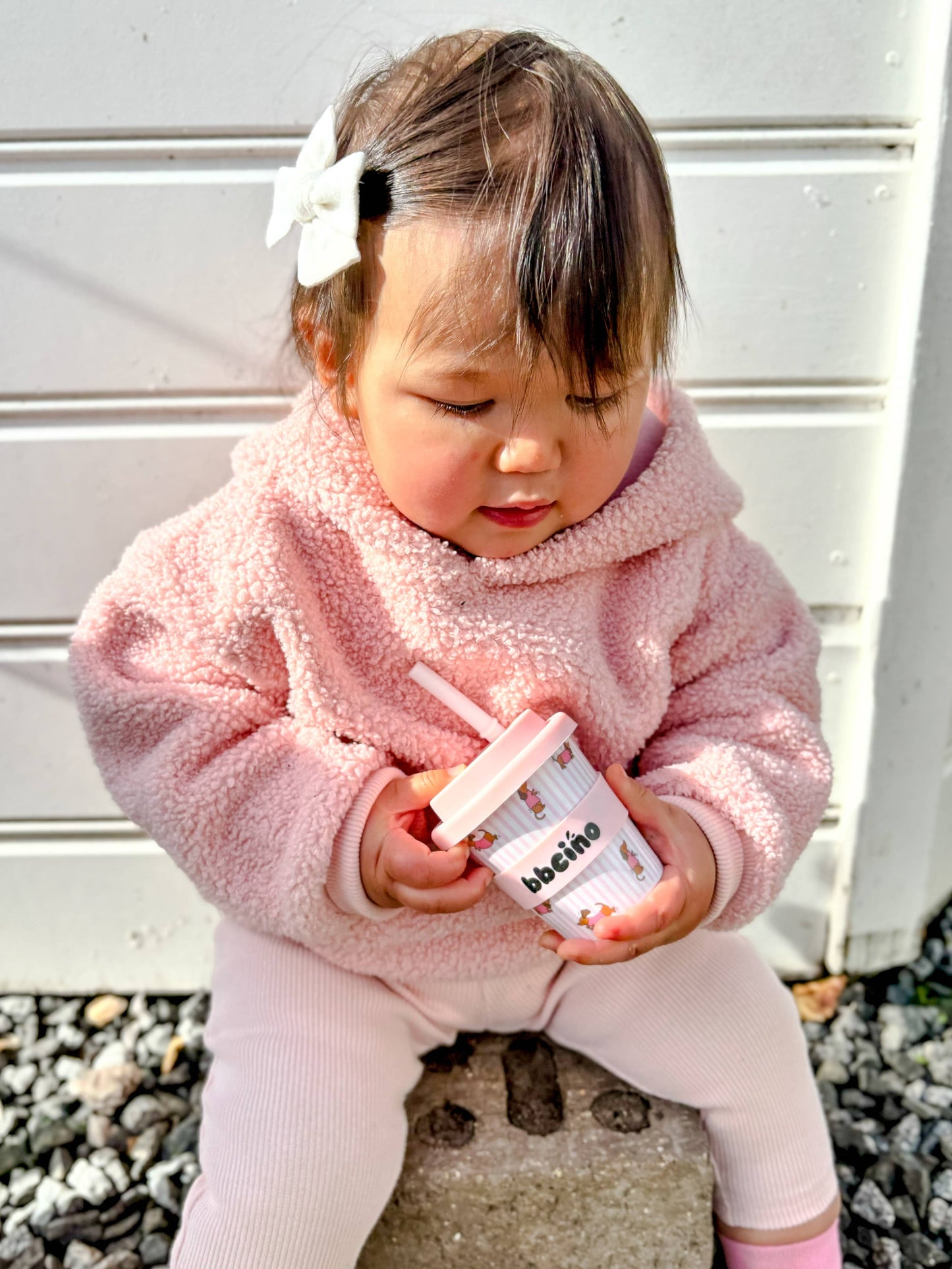 Tasse Babycino Teckel Rose - 120ml