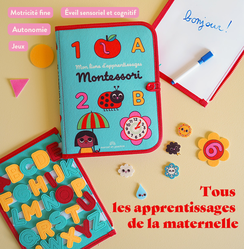 LIVRE D'ACTIVITES MONTESSORI EN FEUTRINE