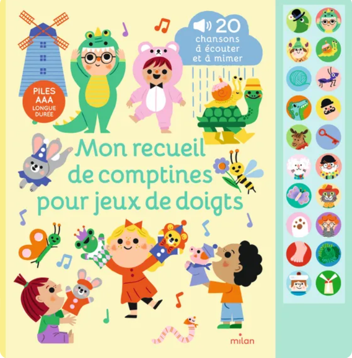 RECUEIL DE COMPTINES POUR JEUX DE DOIGTS