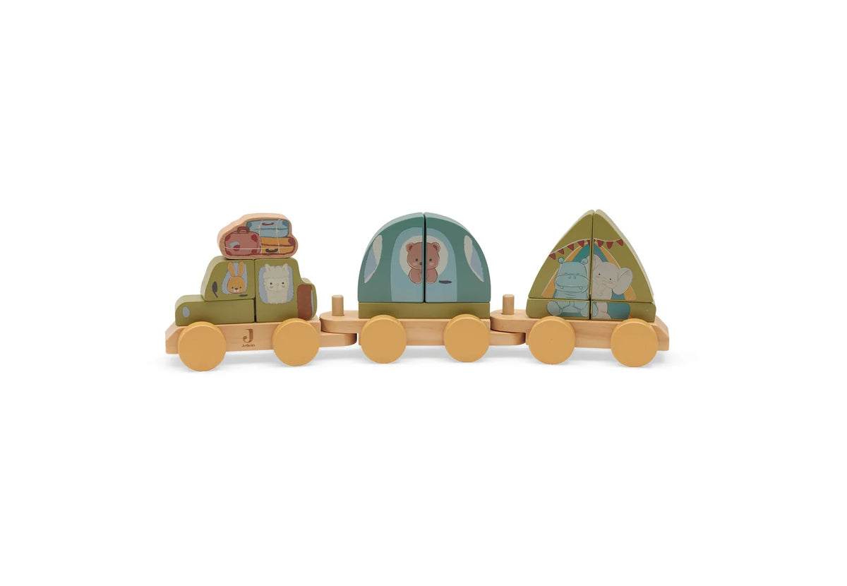 Jouet train en bois - Jollies Camping