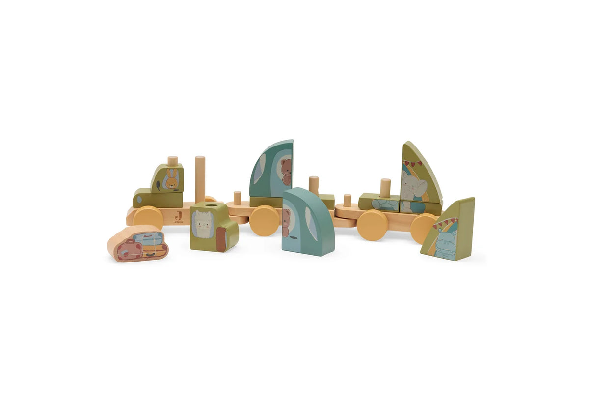Jouet train en bois - Jollies Camping