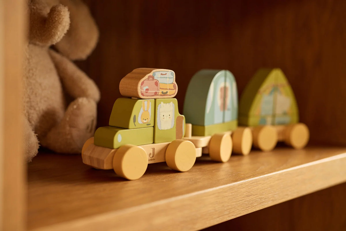 Jouet train en bois - Jollies Camping