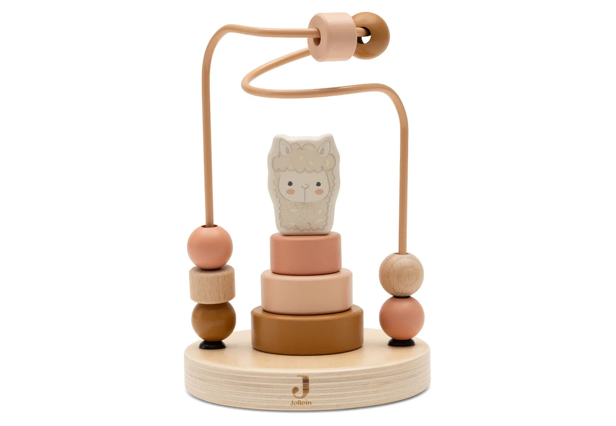 Boullier Spirale / Empilable en bois - Alpaca Paco