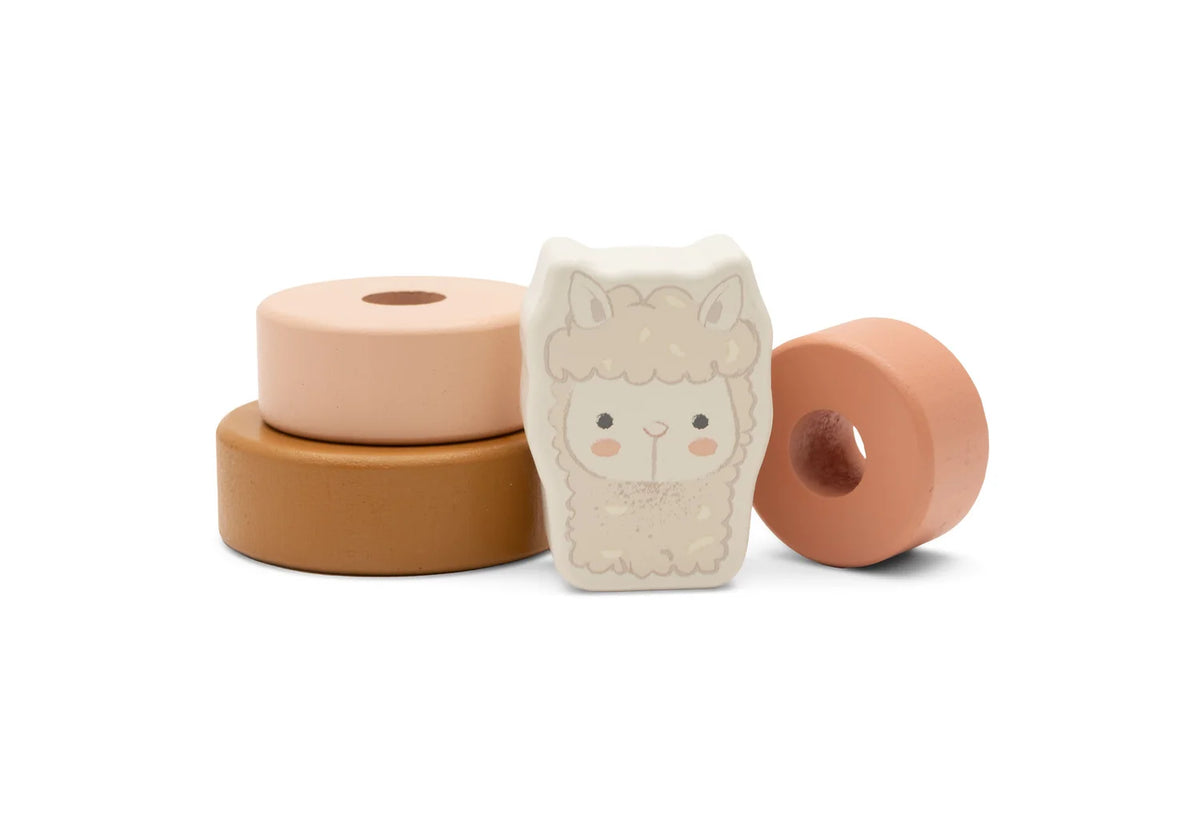 Boullier Spirale / Empilable en bois - Alpaca Paco