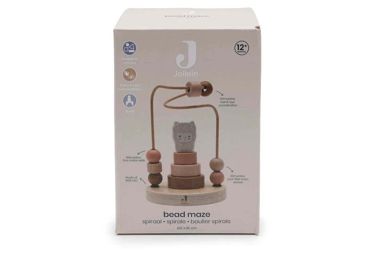 Boullier Spirale / Empilable en bois - Alpaca Paco