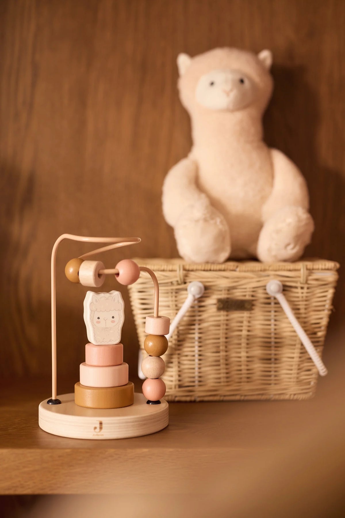 Boullier Spirale / Empilable en bois - Alpaca Paco