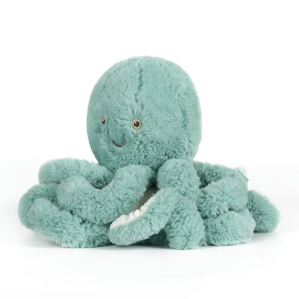 Peluche ultra douce poulpe Bleu céladon
