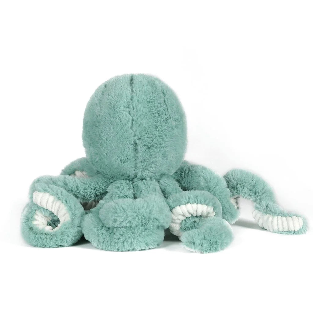 Peluche ultra douce poulpe Bleu céladon