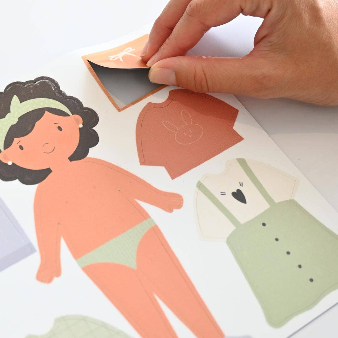 POUPEE MAGNETIQUE - SILHOUETTE A HABILLER – FILLE