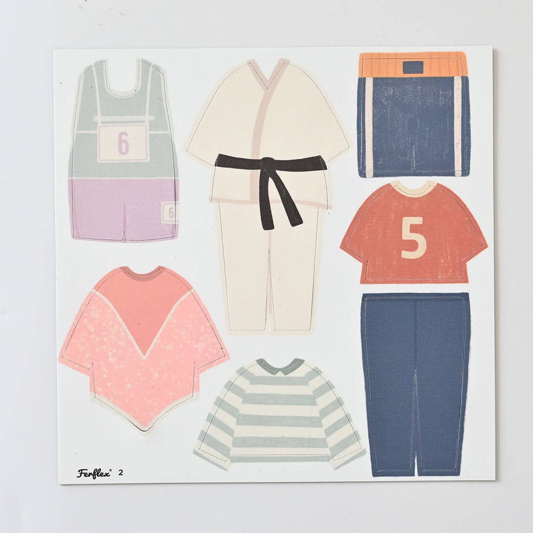 Jeu magnétique - Mes tenues sportives