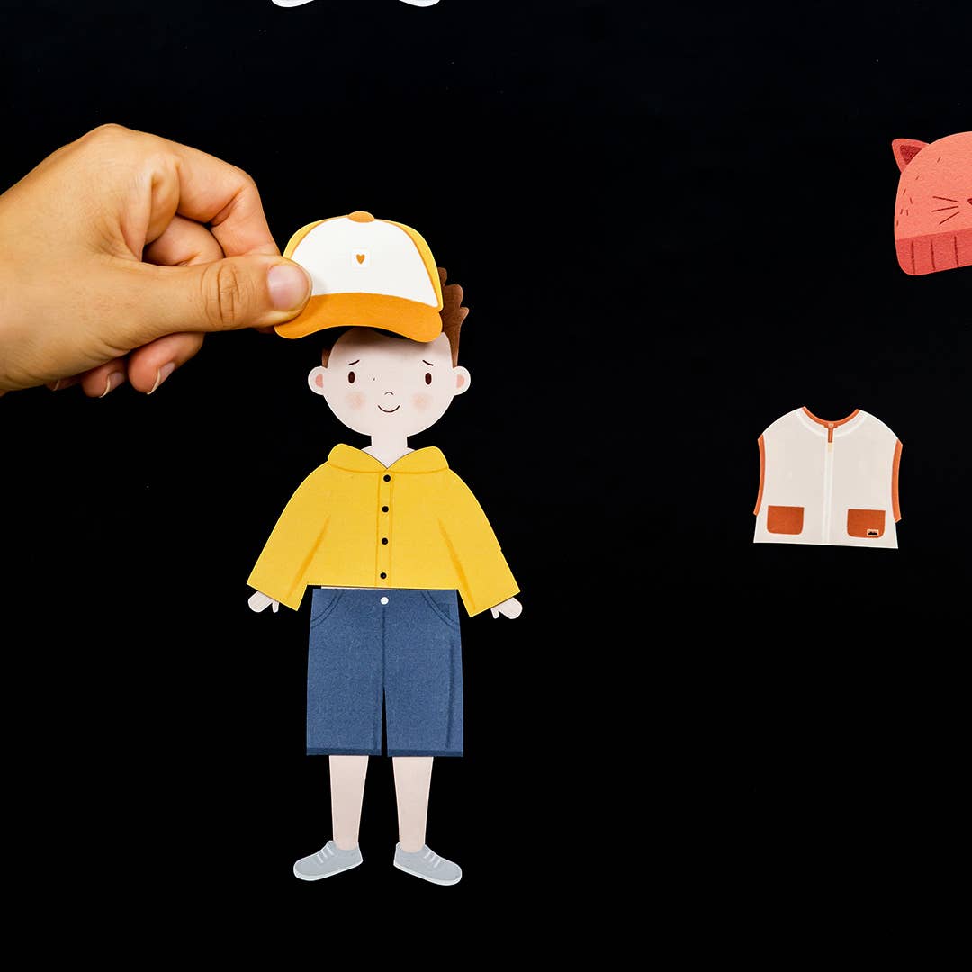 POUPEE MAGNETIQUE - SILHOUETTE A HABILLER – GARÇON