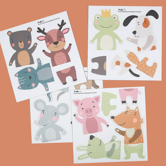 Puzzle magnétique animaux - Compagnons des Près