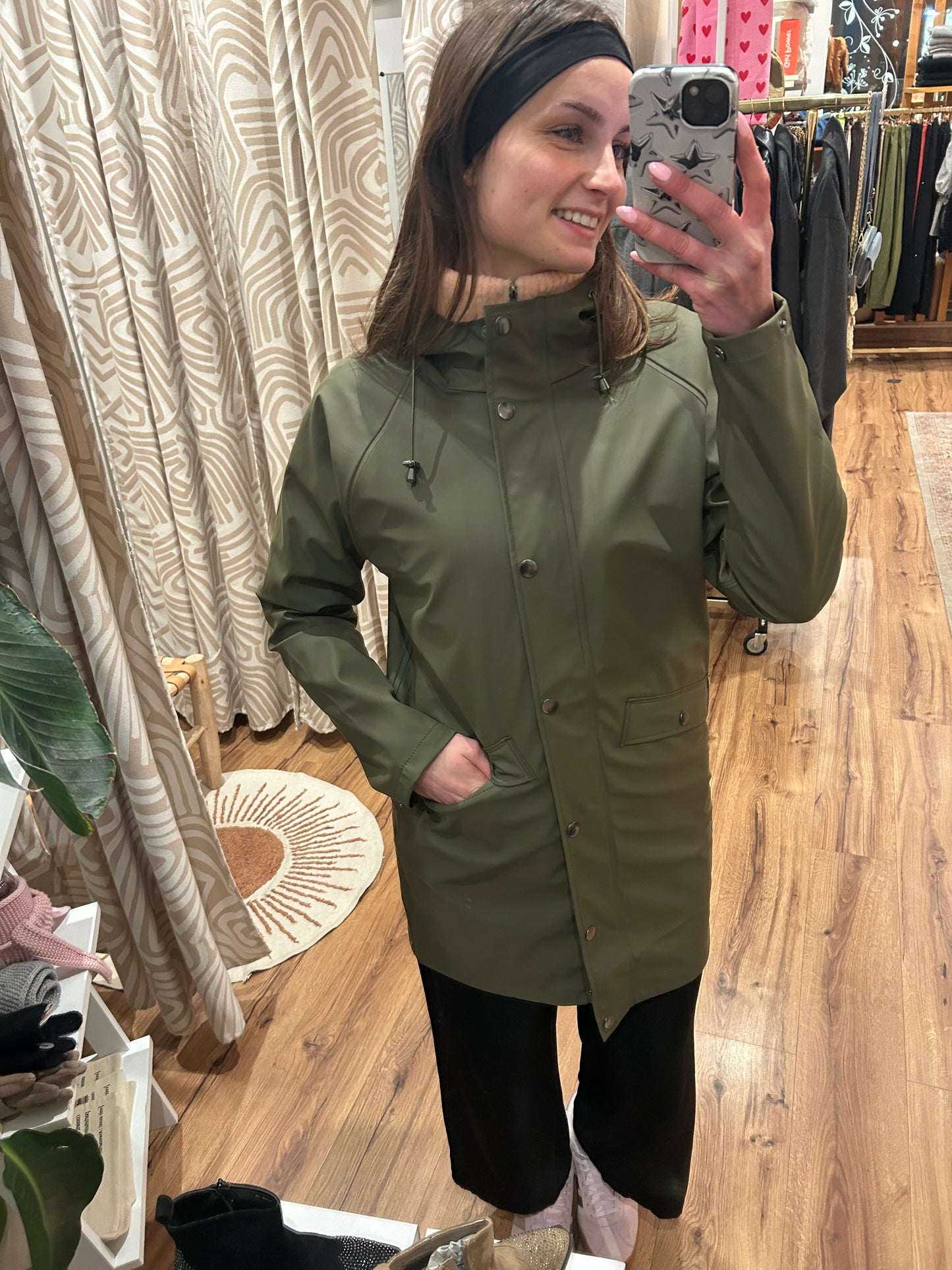 Imperméable kaki IHTAZI