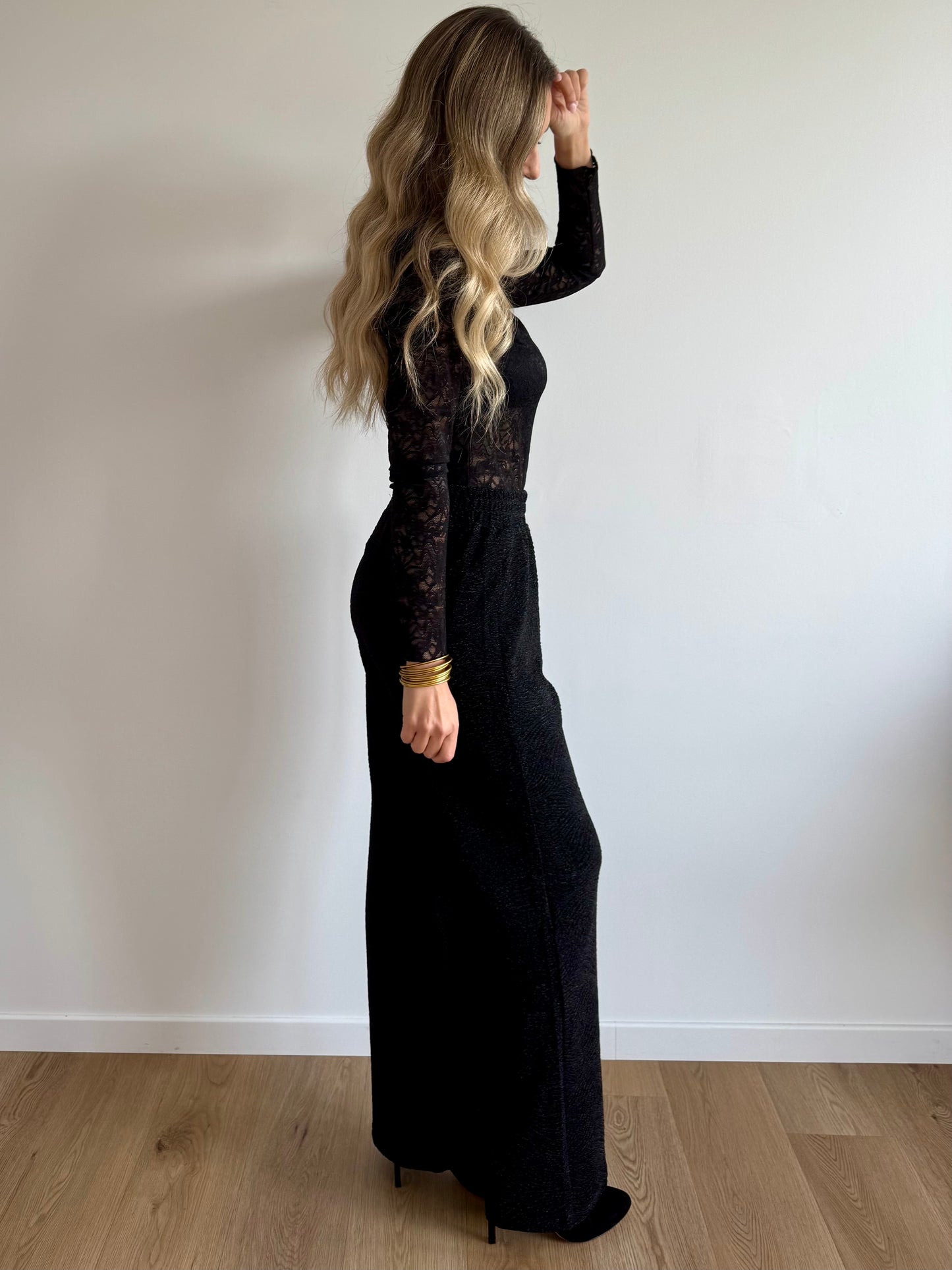 Pantalon noir pailletté INAREEN