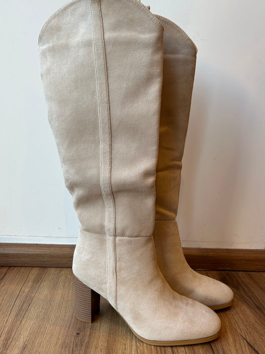 Bottes Western greige